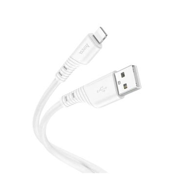 Кабель HOCO X97 Crystal color silicone charging data cable iP white 00000007352 фото