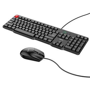 Клавіатура + миша HOCO GM16 Business USB Black 00000002141 фото