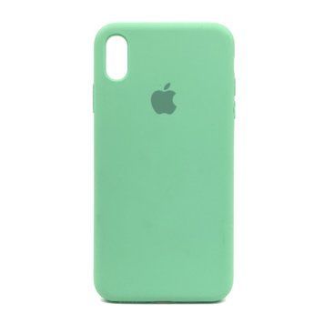 Чохол Silicone Case Full for iPhone X/XS Spearmint 00000004179 фото
