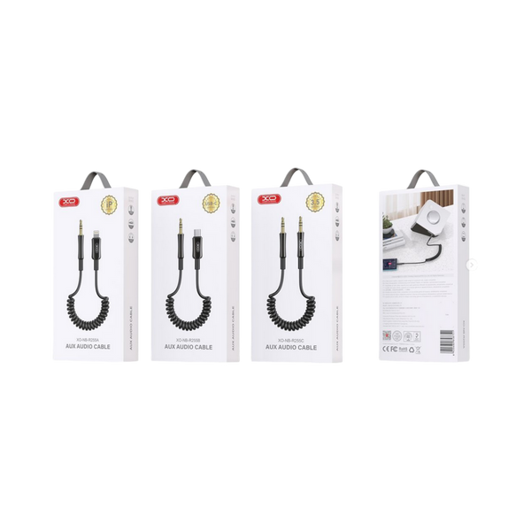Адаптер XO NB-R255A Lightning to 3.5mm Черный 00000007021 фото
