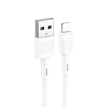 Кабель HOCO X83 Victory charging data cable for Lightning 2A/1m. White 00000001989 фото