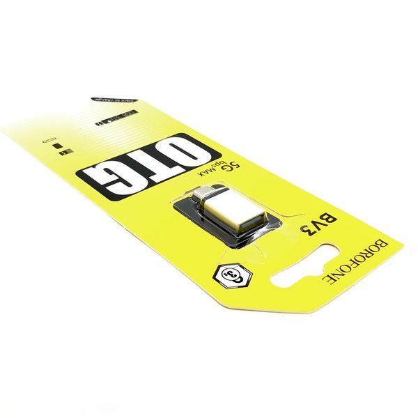 Переходник BOROFONE BV3 Type-c OTG Adapter Silver 00000002550 фото