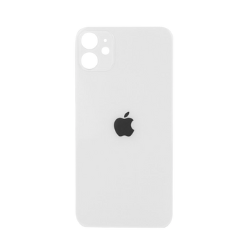 Задня кришка iPhone 11 біла (великий виріз під камеру) 00000008164 фото