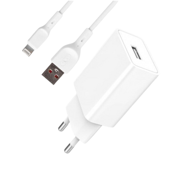 МЗП SkyDolphin SC36L Lightning 1USB/2.4A (Білий) 00000007668 фото