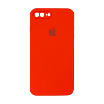 Чохол Silicone Case Full Camera Square side for iPhone 7/8 Plus Red 00000008817 фото