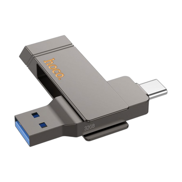 USB Flash Hoco UD15 Clever USB3.2 Type-C 32 ГБ серый 00000009108 фото