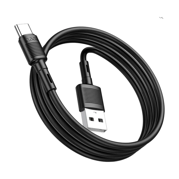 Кабель HOCO X83 Victory charging data cable для Type-C 2A/1m. Black 00000005869 фото