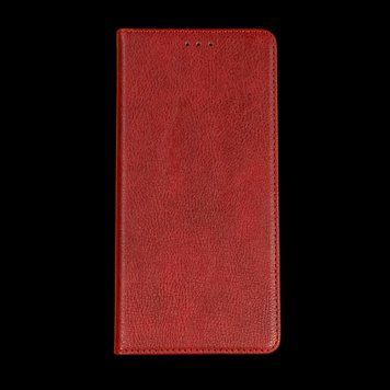 Чехол-книга Leather Fold для Xiaomi Redmi Note 12 Pro 4G (Темно-красный) 00000004895 фото