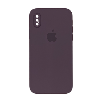 Чехол Silicone Case Full Camera Square side for iPhone XS Elderberry 00000008270 фото