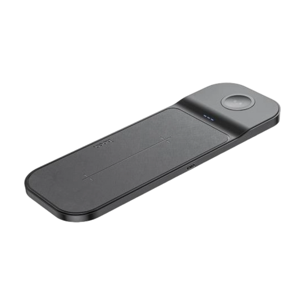 Беспроводное ЗУ Hoco CQ6 (Phone+SAM Watch+AirPods) 3in1 (Черный) 00000007474 фото