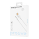 Кабель Proove Double Way Silicone Micro USB 2.4A (1m) (white) 00000002001 фото 2