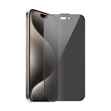 Захисне скло PRIVACY GLASS (Анти-шпигун) for iPhone 16 Pro чорне тех.пак 00000008674 фото