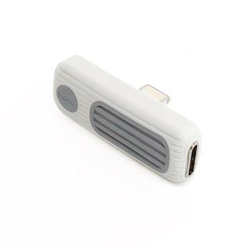 Переходник HOCO LS29 Dual Lightning Digital Audio Converter White 00000002557 фото