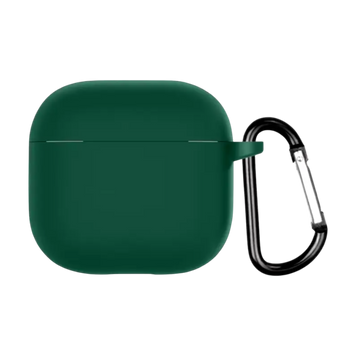 Чехол для AirPods 4 SILICONE CASE/MICROFIBER Dark green 00000008725 фото