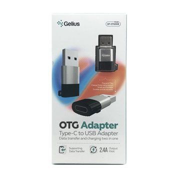 Переходник Gelius OTG Adapter Type-C to USB GP-OTG008 00000002555 фото