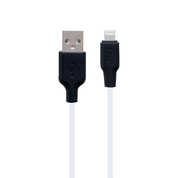Кабель HOCO X21 Plus Silicone Lightning 2m Black&White 00000007529 фото