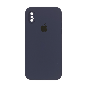 Чехол Silicone Case Full Camera Square side for iPhone XS Dark Blue 00000007704 фото
