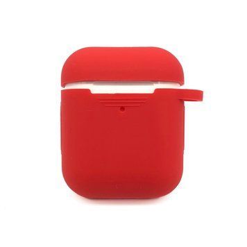 Чехол for AirPods силиконовый SLIM тех.пак Red 00000003254 фото