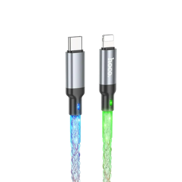Кабель HOCO U112 Shine PD charging data cable for iP Gray 00000006802 фото