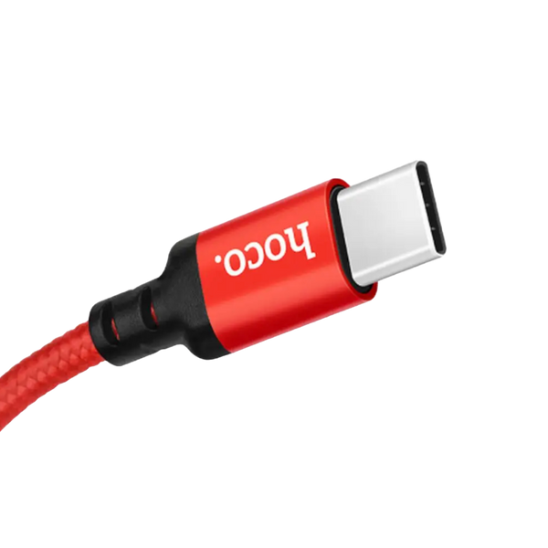 Кабель HOCO X14 Times Speed Type-C 2A/2m Black&Red 00000001965 фото