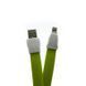 Кабель Remax Flat Full Speed II RC-011i Lightning 2,1A/1m Green 00000002068 фото 1