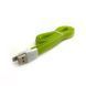 Кабель Remax Flat Full Speed II RC-011i Lightning 2,1A/1m Green 00000002068 фото 2