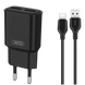 МЗП XO L92C 2USB 2.4A + кабель Type-c Black 00000008692 фото 1