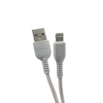 Кабель HOCO X13 Easy Charged Lightning 2A/1m White 00000001959 фото