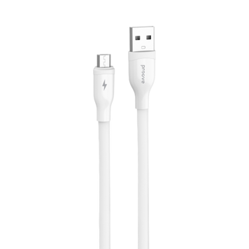 Кабель Proove Flat Out Micro USB 2.4A (1m) (white) 00000002009 фото
