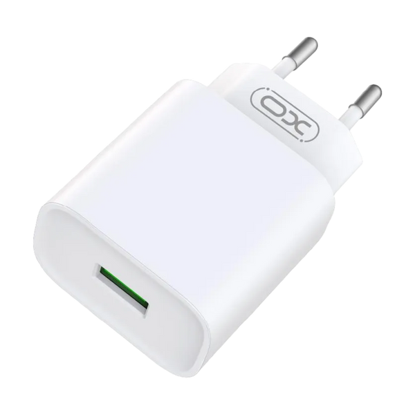 МЗП XO CE02D 1USB QC3.0 18W + кабель Type-C White 00000002389 фото