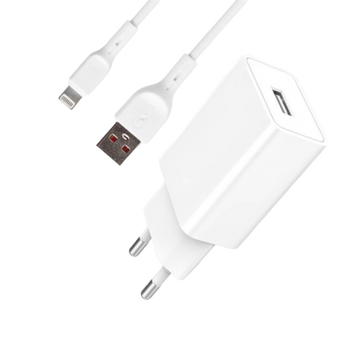 МЗП SkyDolphin SC36L Lightning 1USB/2.4A (Білий) 00000002385 фото