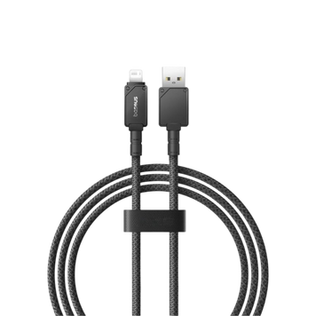 Кабель Baseus Unbreakable Series Fast Charging Data Cable USB to iP 2.4A 1m Cluster Black 00000007984 фото