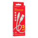 Кабель BOROFONE BX96 Ice crystal silicone charging data cable iP Gray 00000006801 фото 3