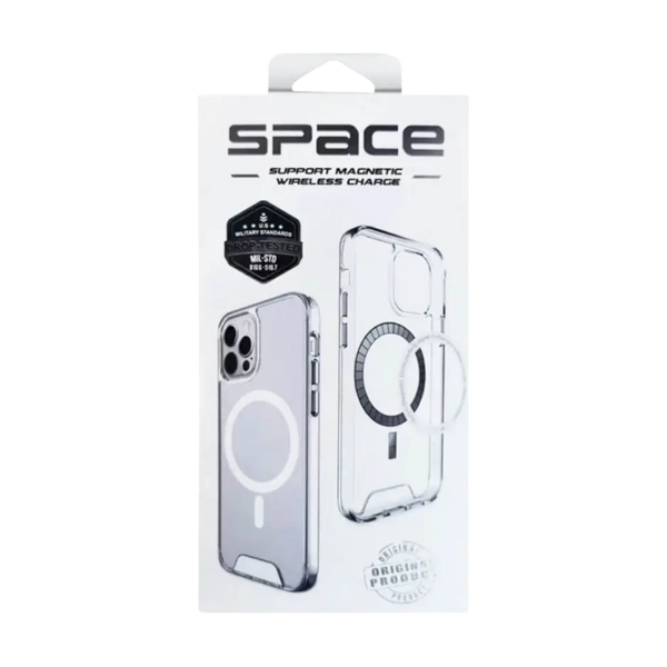 Чохол Space MagSafe для Apple iPhone 16 Pro (Прозорий) 00000008285 фото