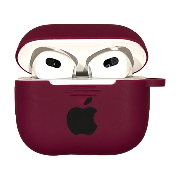 Чохол for AirPods 3 SILICONE CASE Marsala 00000005243 фото