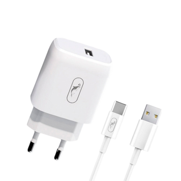 МЗП SkyDolphin SC22ET Type-C 1USB/2.1A (Білий) 00000008002 фото