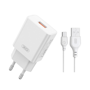 МЗП XO L127 18W/1USB + Type-C (Белый) 00000008200 фото