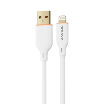 Кабель Proove Jelly Silicone Lightning 2.4A (1m) (white) 00000002018 фото