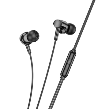 Наушники HOCO M124 Wide universal earphones with microphone Черные 00000008890 фото