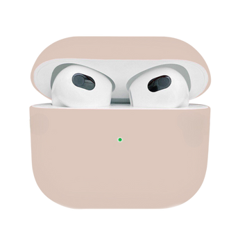 Чехол для AirPods PRO 2 SILICONE CASE/MICROFIBER Pink sand 00000008793 фото