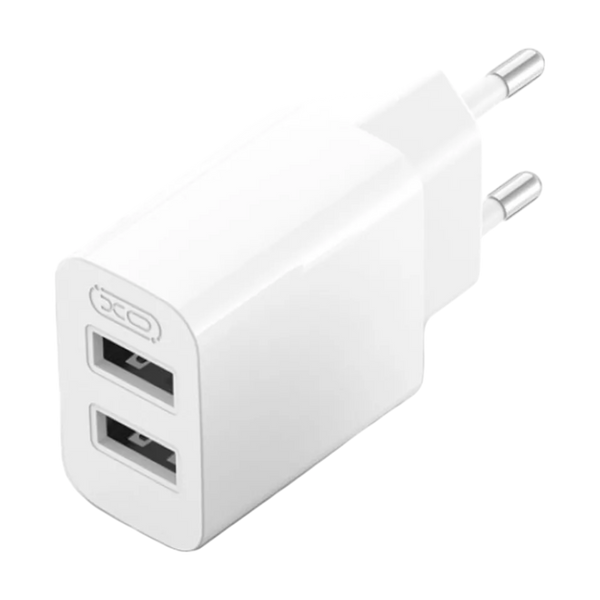 МЗП XO L109 2USB/2.4A+ (USB - Type-C) (Белый) 00000008688 фото