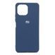 Чехол Silicone Case Full for Xiaomi Mi 11 Lite Navy Blue 00000004307 фото 1