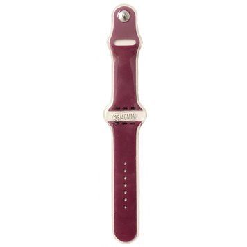 Ремінець Apple Watch Silicone 38/40mm Marsala 00000002645 фото