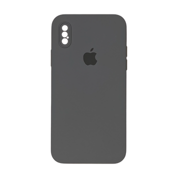 Чехол Silicone Case Full Camera Square side for iPhone XS Dark grey 00000007705 фото