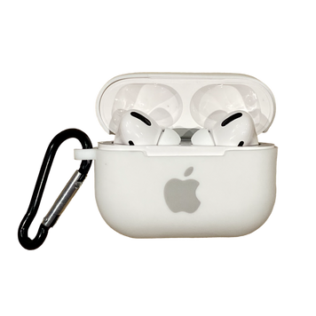 Чoхол for AirPods PRO 2 SILICONE CASE White 00000005233 фото
