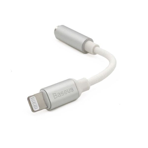 AUX-адаптер Baseus Lightning Male to 3.5mm Female (CALL3-02) White 00000000366 фото