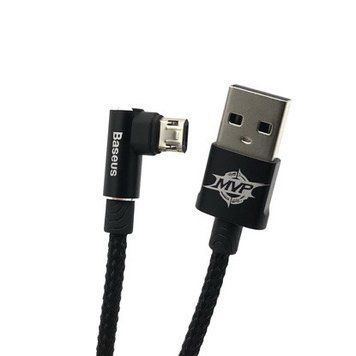 Кабель Baseus MVP Elbow MicroUSB (L Shape) Black 1m 00000001868 фото