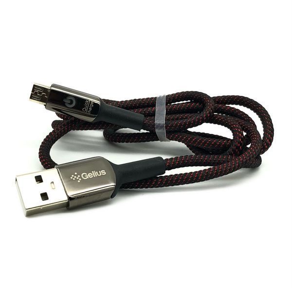 Кабель Gelius Pro Smart GP-U08m MicroUSB Black (2A)(1m) 00000001910 фото