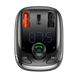 ФМ-Модулятор Baseus T-Typed S-13 Car Bluetooth MP3 Player (CCMT000101) Black 00000006615 фото 4