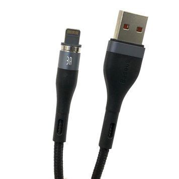 Кабель Baseus Lightning Zinc Magnetic 2.4A/1m Black-Grey 00000001866 фото